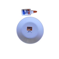 ✲❡✸New Arcopal Zelie 18cm White Opal Salad Plates Microwavable Tempered Glass Dessert Plate