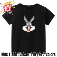 [ada stok] 8 REKA BENTUK LOONEY TUNES BUS BUNNY TWEETY TAZMANIA KIDS COTTON TSHIRT UNTUK KANAK-KANAK