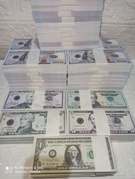 mainan uang dolar palsu ada 6model untuk koleksi