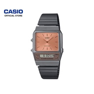 Casio Vintage AQ-800ECGG-4A Gray Stainless Steel Band Women / Men / Unisex Watch