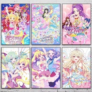 Japanese Anime Aikatsu HighQuality Posters Aesthetic Wall Stickers for Dormitory Living Room Decor