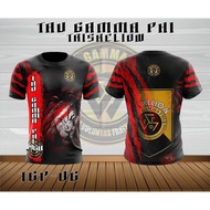 TAU GAMMA PHI 57th Anniversary Triple Spiral Sublimation T-shirt unisex comfortable and breathable