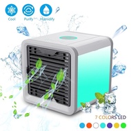 Personal Space Air Cooler Arctic 3-in-1 Portable Mini Cooler with 7 Colors LED Lights Humidifier  Pu