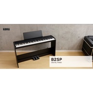 Korg B2SP 88 Key Digital Piano Weighted Hammer Action 3 Paddle With Stand Black (B2 SP)