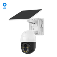 xiaovv(Use V380 Pro APP) P5 Pro 4G Solar Cctv Camera for House Wireless WIFI&4G Outdoor 1080P HD IP
