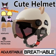 56-66CM Universal Helmet for Motorcycle Anti-fog HD Half Face Helmet Thickened Helmet Safety Helmet