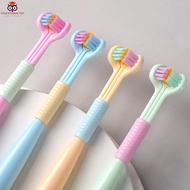 3-Sides Autism Toothbrush Three Bristle Travel Toothbrush  Ultra Fine Soft Toothbrush Large Angle Br