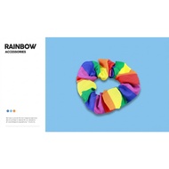 Taipei Ximen [PAR.T] Rainbow Elastic Vitality Hair Tie Gay Parade Exchange Gift Scrunchy Accessories