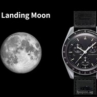 Fashion Women Watch Sports Writswatch Joint-Name Moon Landing Planet Couple Watch XJWQ