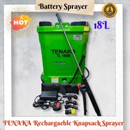 [NEW]TENAKA Rechargaeble Knapsack Sprayer/Disinfectant Battery Pump/Pam Racun Bateri TL180B