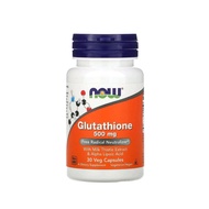 Glutathione 500 mg 30 Veg Capsules (Now Foods)