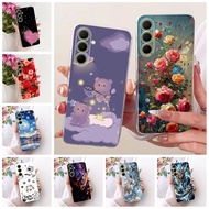 For Samsung Galaxy A37 5G Case Cover Cute Cat Fashion Butterfly Luxury Painted Casing For Samsung A3