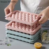 [RE] 1Pc 3D Round Ice Cube Tray with Lid Plastic Diamond Spherical Style Ice Mold DIY Mould Ice Ball