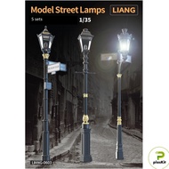 0603 LIANG 1/35 : STREET LAMPS MODEL Miniatures scale 1/35 (5 sets) - 3D Print for Diorama