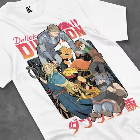 Dungeon Meshi Anime Manga Tshirts Anime Lover Gift All Size Cotton