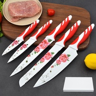 [AD SHOP] 6pcs Set Pisau Seramik Knives Set 6 batang 1 set Di Jamin Tajam Pisau Dapur Pisau Buah Kit