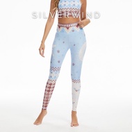 【SILVERWIND】北歐雪季印花高強緊身褲速乾跑步健身瑜伽緊身褲