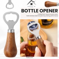 Tradlux Acacia Wood Handle Beer Bottle Opener Bottle Opener Bartender Acacia Wood Handle Bottle Open