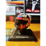 F1 Helmet Model 1: 5 SPARK Grace Let 2017 Helmet Haas VF-17 F1 2017 Helmet Romain Grosjean-2017 Haas