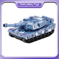 Dolity Pull Back Tank Toys Educational Toys with Rotating Turret Vehicle for Children 3-7 Years Old Kids Girls Boys Birthday Gift