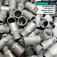 JAYA TS 3/4 X 1/2 IN PVC VALVE SOCKET - SDL PIPE FITTING OUTER THREAD SOCKET - DRT 3/4 PLS 1/2