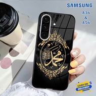 Softcase Glass Kaca SAMSUNG A36 & SAMSUNG A56 - Case Handphone SAMSUNG A36 & SAMSUNG A56 [T76]