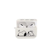 Case for AirPods 3 Snoopy Case for AirPods 3 Lightweight Cute Stylish AirPods Case Storage Case Dustproof Scratch Prevention Front Protective Cover for AirPods 3rd Generation A