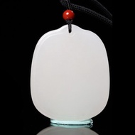 秒殺價 天然新疆和田玉羊脂玉貔貅無事牌平安牌吊墜