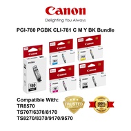 CANON PGI-780 / CLI-781 / PGI-780XL / CLI-781XL PGBK CLI-781 C M Y BK Printer Ink Cartridge Black Co