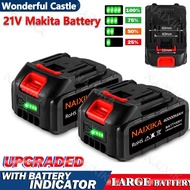 NAIXIKA 5/10/15/20/30 sections of Large capacity lithium battery Cordless drill battery for Makita b