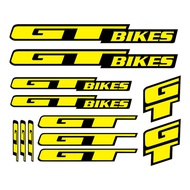 Pvc Bicycle Vinyl Decal Sticker for GT Decor , Art Bike Frame Decals Sticker Set of For Cycling Road