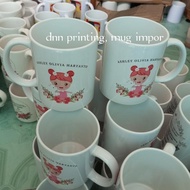 Mug polos coating/sablon import