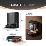UWANT U300 Robot Vacuum | 60°C Hot Water Mopping | 13000Pa |Self Empty Hot Wash Hot Air Dry Deodoran