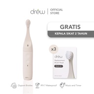 DREW Sonic Jr. - Electric Toothbrush - Sikat Gigi Elektrik Untuk Anak 1- 12 Tahun - Grey