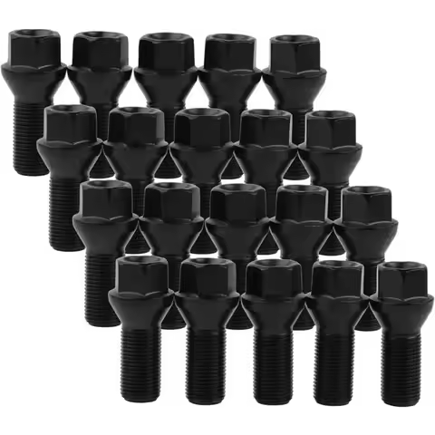 A33G-For BMW F30 F35 F10 F25 X3 E70 X5 Compatible 14Mm X 1.25 Lug Bolt Studs 36136781151 Wheel Lug N