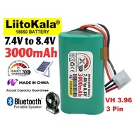 Rechargeable Battery Pack 3.7V 7.4V li ion 2S1P 18650 3000mAh custom with connector VH 3.96 XH 2.54 