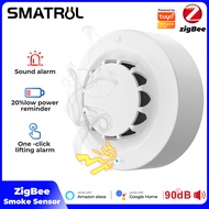 SMATRUL Zigbee Tuya WiFi pengesan penggera asap pintar penggera kebakaran sistem keselamatan rumah p
