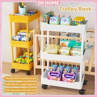 3/4 Tier Trolley Rack Storage Rack Mobile Shelves Home Kitchen Trolley Baby Storage Rack Kid Toys Home Kitchen Office Trolley With Wheels
