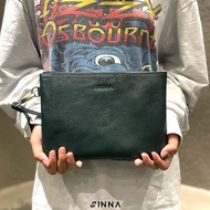 Clutch Pouch Genuine Cowhide LeatherWanita - Aswan XL leather Pouch - INNA LEATHER