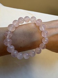 天然粉水晶手錬手串 11mm Rose Quartz bracelet,bracelets, ring,rings,earring,earrings,necklaces,pendant,necklac