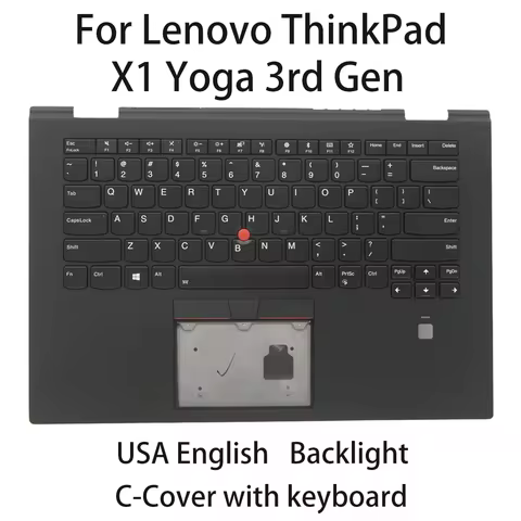 New For Lenovo X1 Yoga 3rd Gen keyboard USA English Backlight 02HL897 02HL904 02HL905 01LX788 01LX82