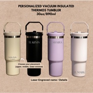Customized Vacuum Insulated Thermos Tumbler 890ml w/ Laser Engraved