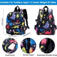 Accmor Toddler Harness Backpack Leash, Baby Dinosaur Backpacks with Anti Lost Wrist Link, Cute Mini 