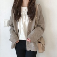 knitted cardigan women labuh Sweater Loose Long sleeve Knitwear cardigan Women Outerwear cardigans
