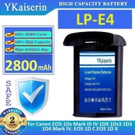 Camera Battery LP-E4 2800Mah For Canon Eos-1Ds Mark Iii IV 1DX 1Ds3 1D3 1D4 , Eos 1D C X