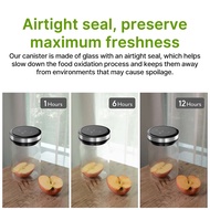 Karlak Vacuum Coffee Canisters with Aight Lids 33??? to Vacuum and S Touch Screen Storage Jar 1.6L/5