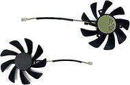 REMSEY Cooling Fan 85MM 4PIN 2PIN 65MM 2PIN GA71S2H GeForce GTX 1050 GPU Fan Compatible for ZOTAC GTX1050 GTX1050Ti GTX 1050 Low Profile Fan Kindly (Color : B)