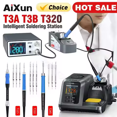 AIXUN T3B T3A T320 Smart Soldering Station Welding T115/T210/T245 Rework Station T3AS T3BS For PCB S