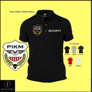 BAJU SULAM Polo Classic T Shirt Baju Sulam LOGO Security Guard Cotton Polo T Shirt Shirts Sekuriti U