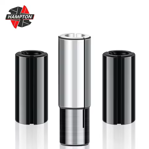 1pc CNC High Precision Adapter Collet Router Bit Tool Adapters 8mm Change to 6mm/ 8-6.35/ 9.5-6.35/ 